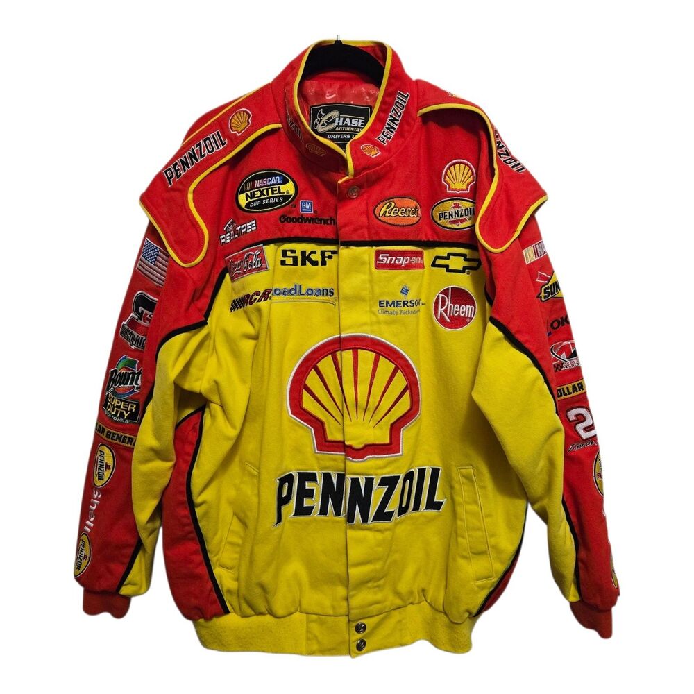 NASCAR Jacket Kevin Harvick Chase Authentics Size XL Sponsor Patches